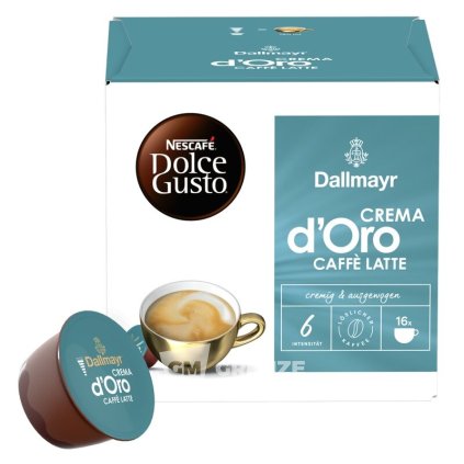 nescafe dallmayr crema d oro caff latte kapsle pro dolce gusto 16 ks