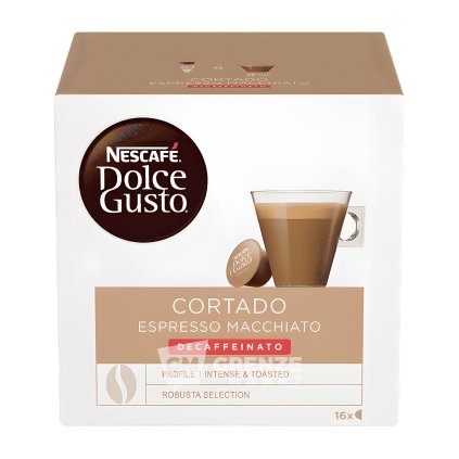 nescafe cortado espresso macchiato decaffeinato kapsle pro dolce gusto 16 ks