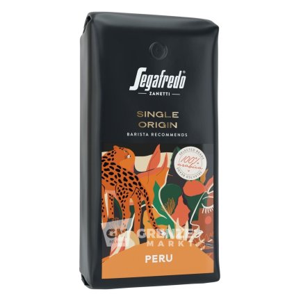 segafredo single origin peru zrnkova kava 1 kg