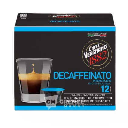 vergnano dolce gusto decaffeinato 12 kapsli