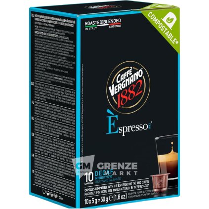 vergnano nespresso decaf 10 kapslí