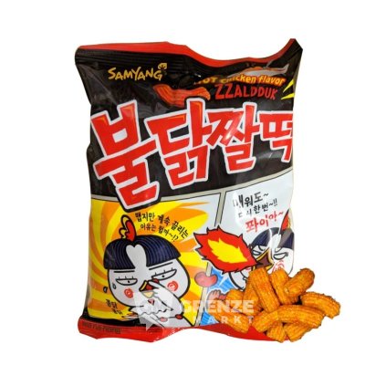 samyang crispy zzaldduk palive krupave chipsy 120 g