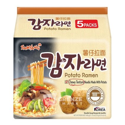 samyang original bramborovy ramen instantni nudle 5 120 g