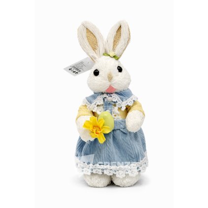 slamovy velikonocni zajic holka s25 34 21 cm