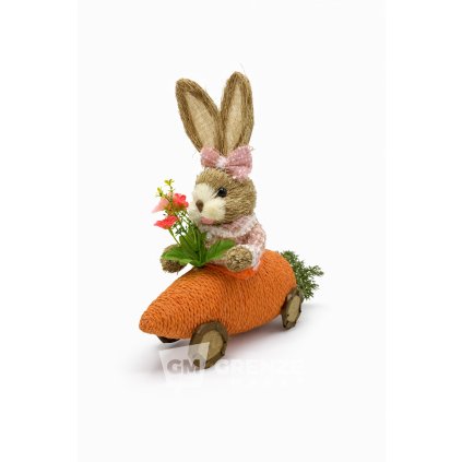 slamovy velikonocni zajic holka s25 31b 35 cm