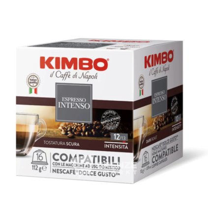Kimbo Espresso Intenso kompatibilní s Nescafé Dolce Gusto 16 kapslí
