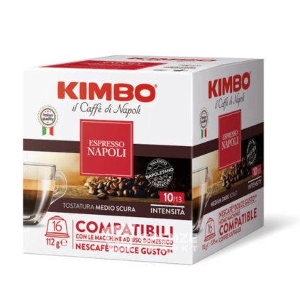 Kimbo Espresso Napoli kompatibilní s Nescafé Dolce Gusto 16 kapslí