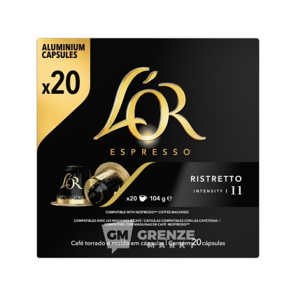 L’OR Espresso Ristretto kompatibilní s Nespresso 20 kapslí