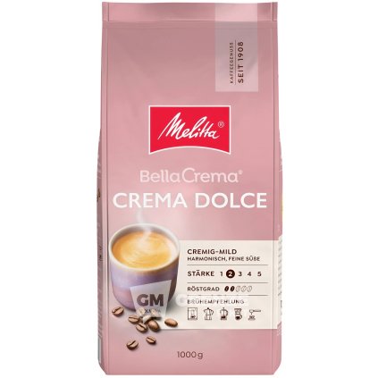 melitta bellacrema crema dolce zrnkova kava 1 kg