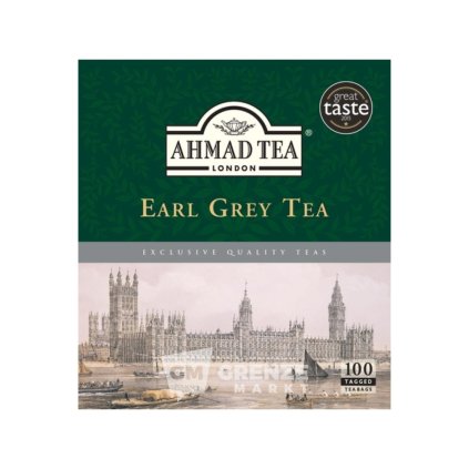 Ahmad Tea Earl Grey černý čaj porcovaný 100 × 2 g