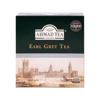 Ahmad Tea Earl Grey černý čaj 100 × 2 g
