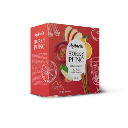 Agiberia horký punč jablko se skořicí 25 × 20 g