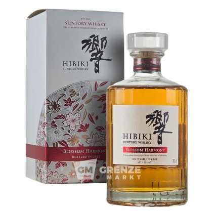 suntory hibiki blossom harmony japanese whisky 2022 43 0 7 l karton