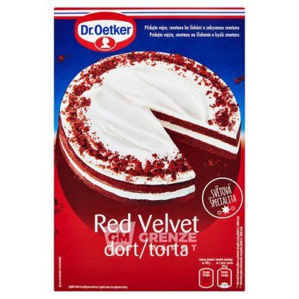 dr oetker red velvet dort 385 g