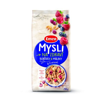 Emco Mysli borůvky & maliny 750 g