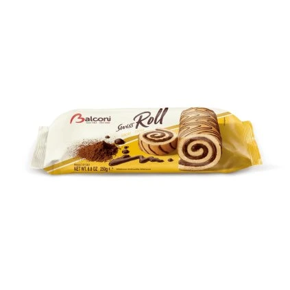 balconi swiss roll cacao rolada 250 g