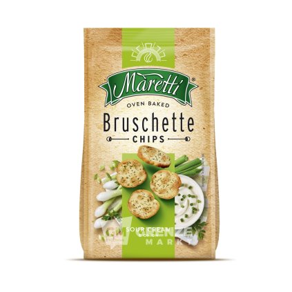 maretti bruschette chips smetana a cibule 70 g