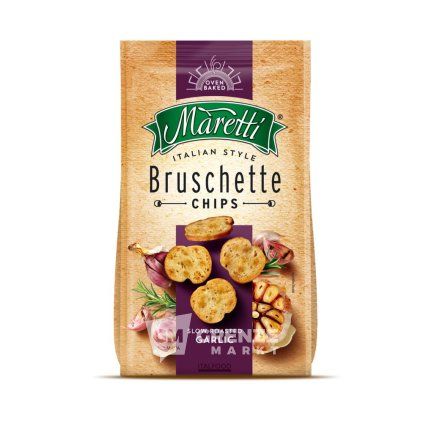 maretti bruschette cesnekove chipsy 70 g