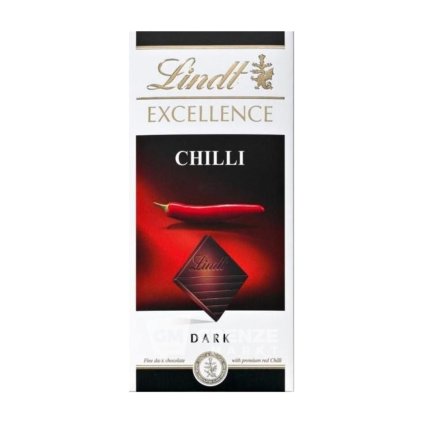 Lindt Excellence hořká čokoláda Chilli 100 g