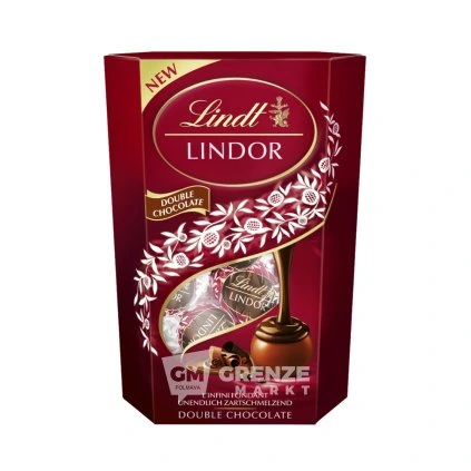 Lindt Lindor Double Chocolate pralinky 200 g