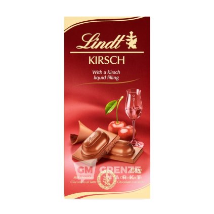 Lindt Lindor Kirsch čokoláda 100 g