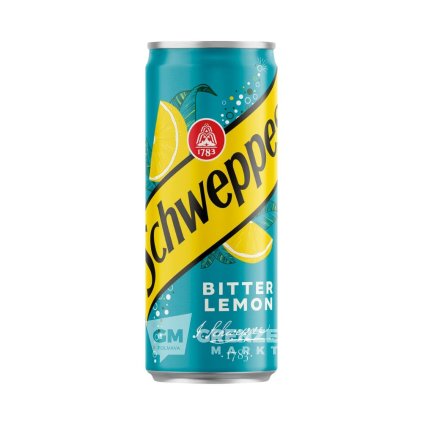 Schweppes Bitter Lemon 330 ml plechovka