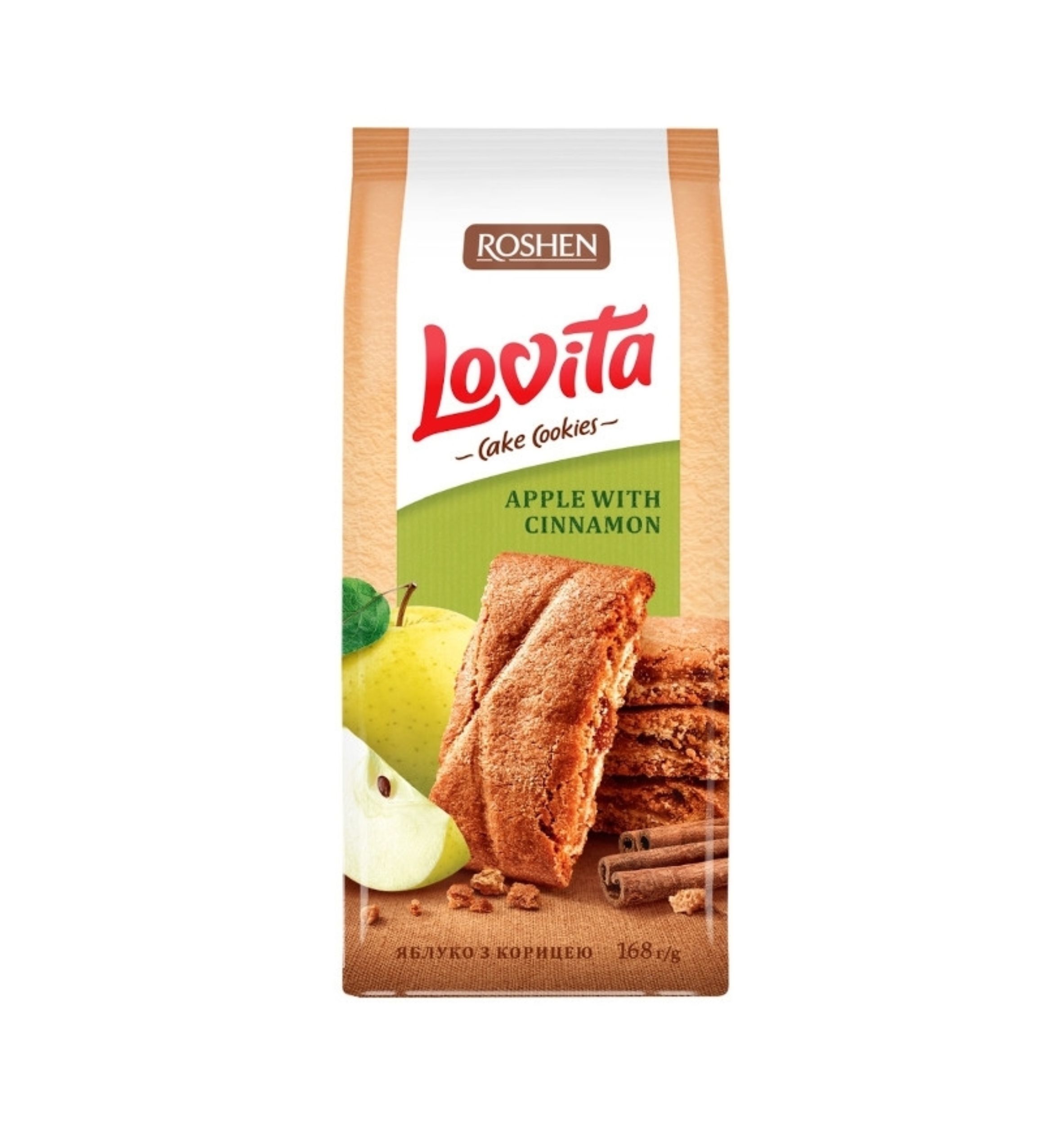 Roshen Lovita Cake Apple Cinnamon 168 g
