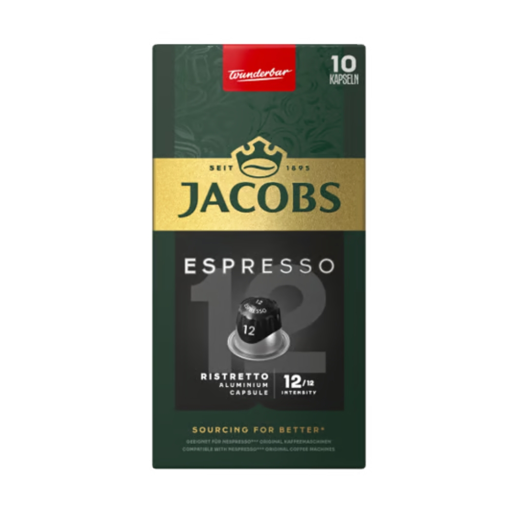 Levně Jacobs Ristretto kompatibilní s Nespresso 10 kapslí
