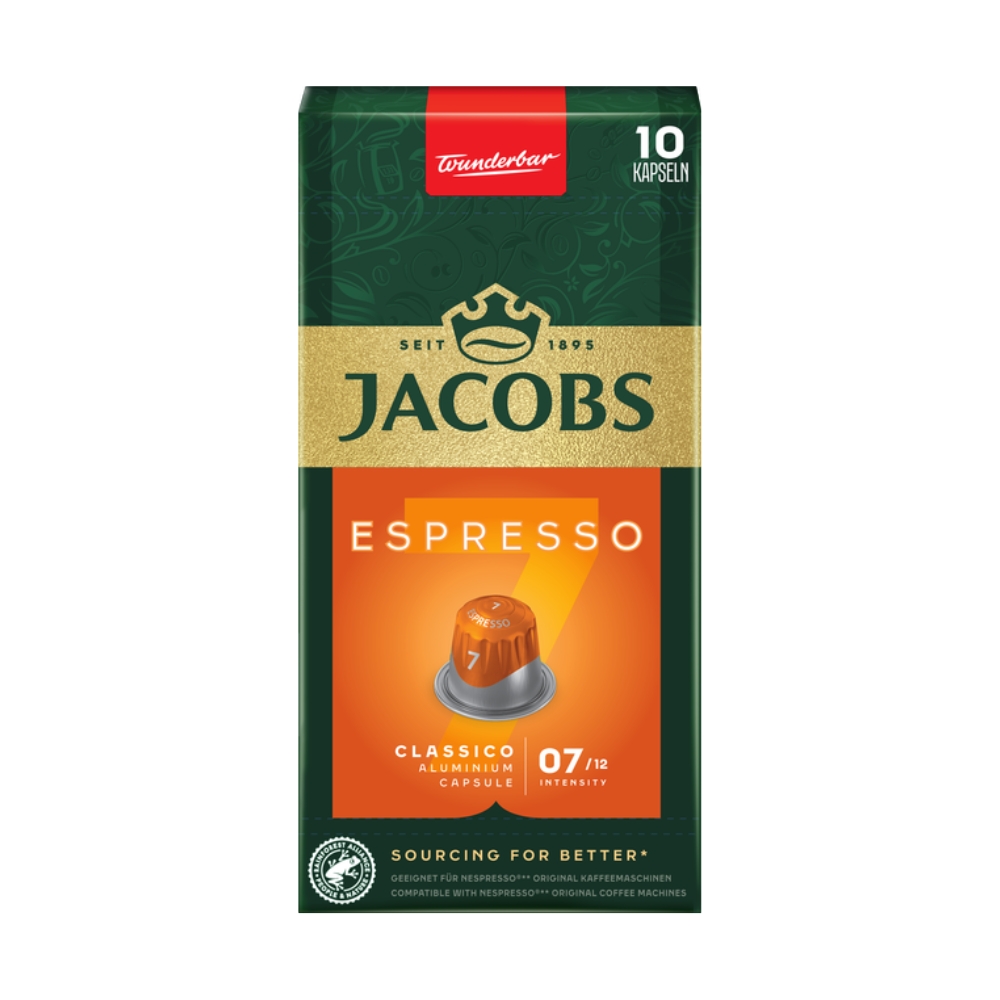 Levně Jacobs Espresso Classico kompatibilní s Nespresso 10 kapslí