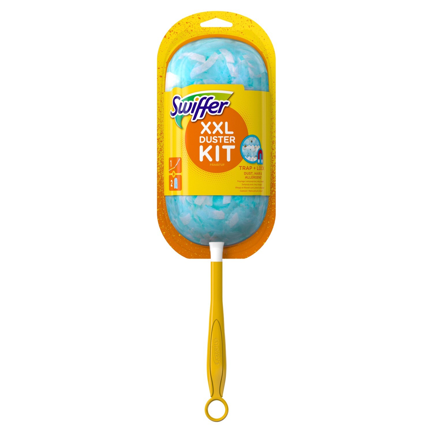Levně Swiffer Duster XXL sada na suché čištění (1 násada + 2 prachovky) blistr
