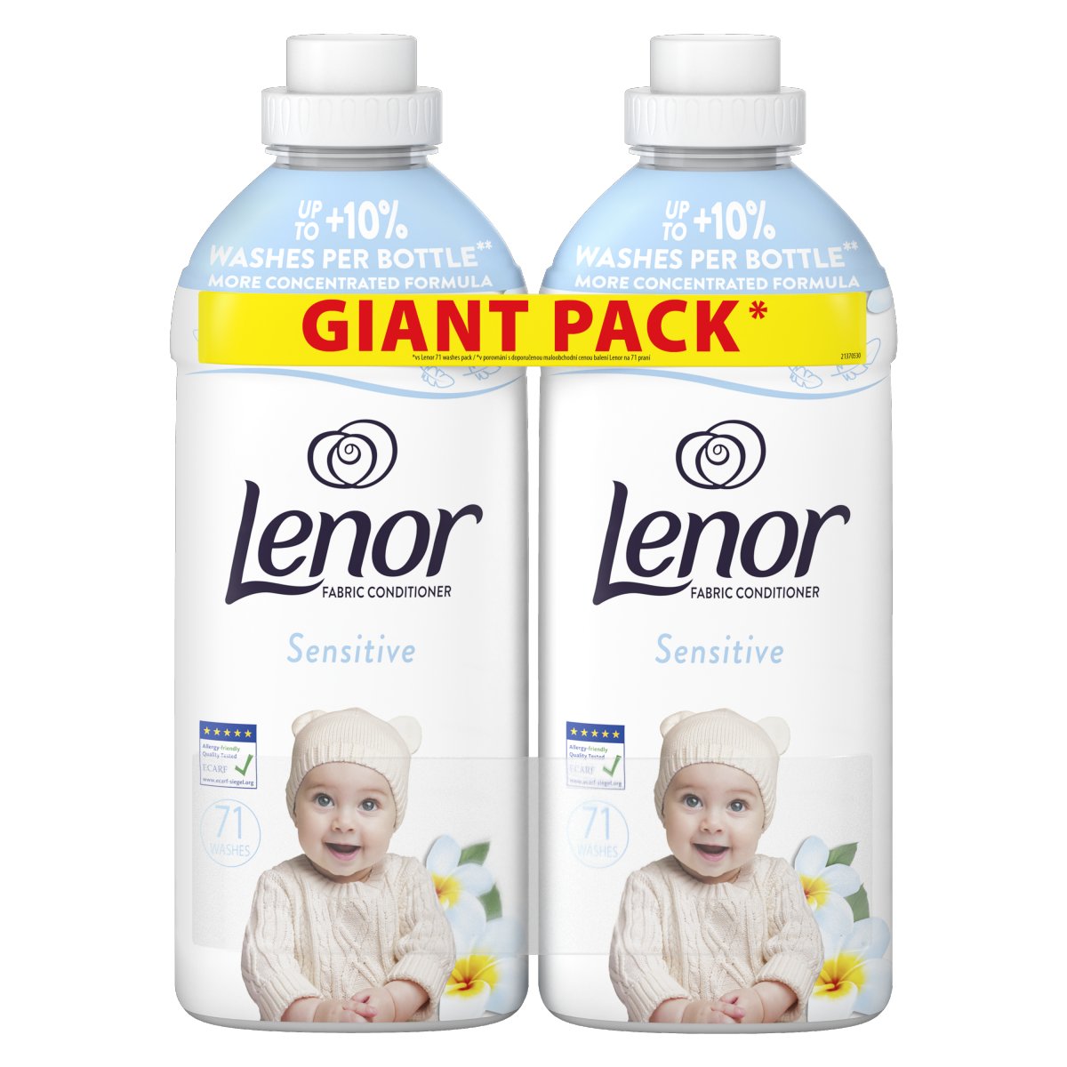 Levně Lenor Sensitive aviváž 2 × 1491 ml (142 praní)