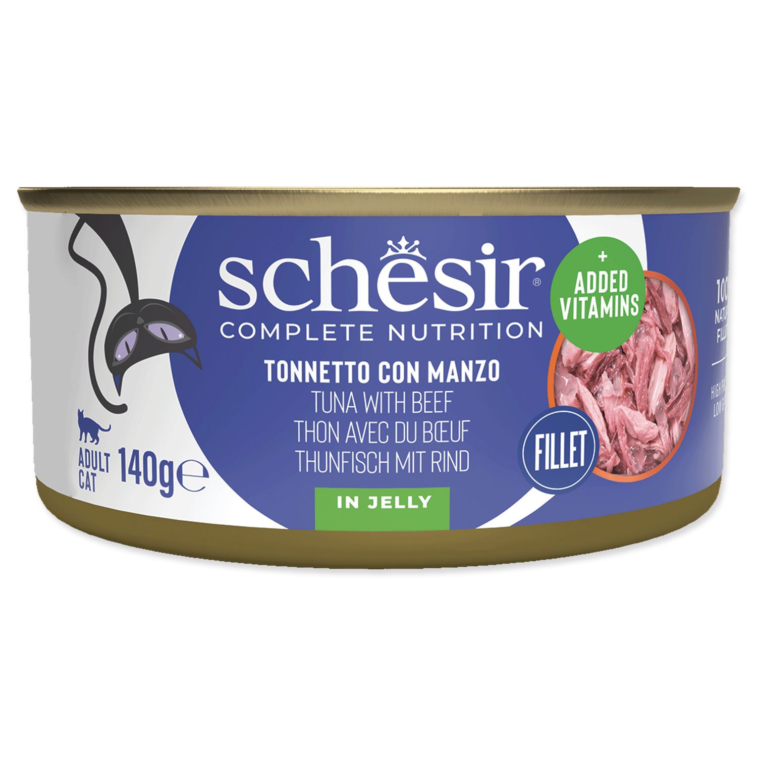 Konzerva SCHESIR tuňák a hovězí 140g