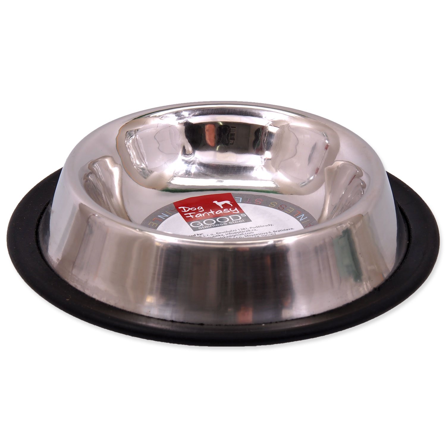 Miska Dog Fantasy nerez s gumou 15,5cm 190ml