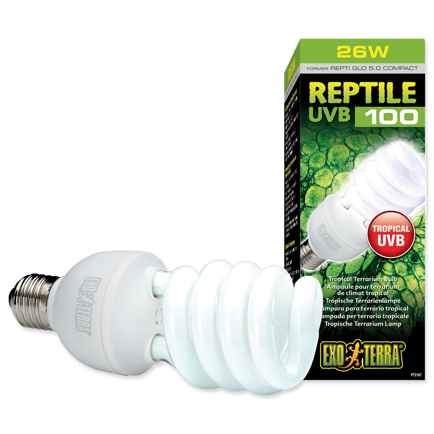 EXOTERRA Žárovka Exo Terra REPTILE UVB 100 25W