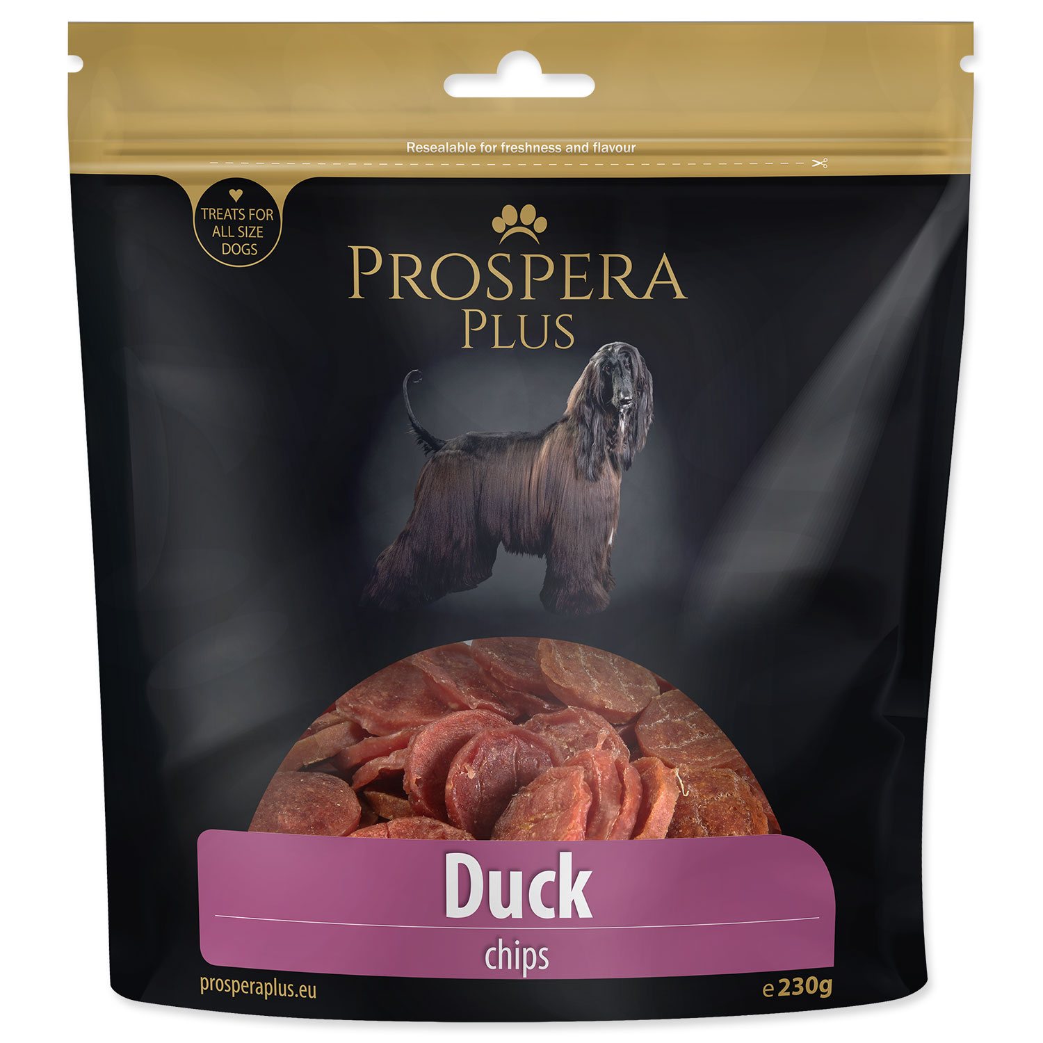 Prospera Plus pochoutka kachní kolečka 230g