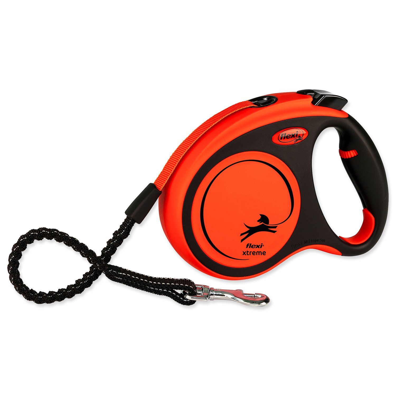 Vodítko Flexi Xtreme páska M oranžové 5m