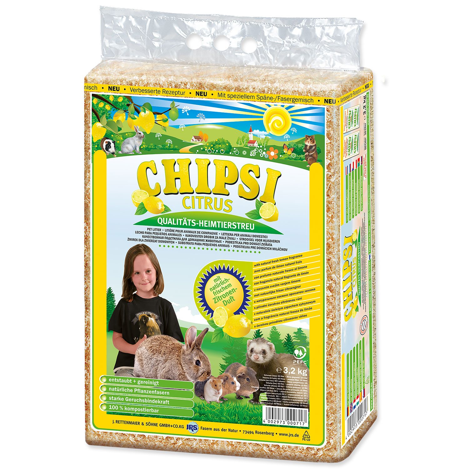 Hobliny Chipsi citrus 60l*3,2kg