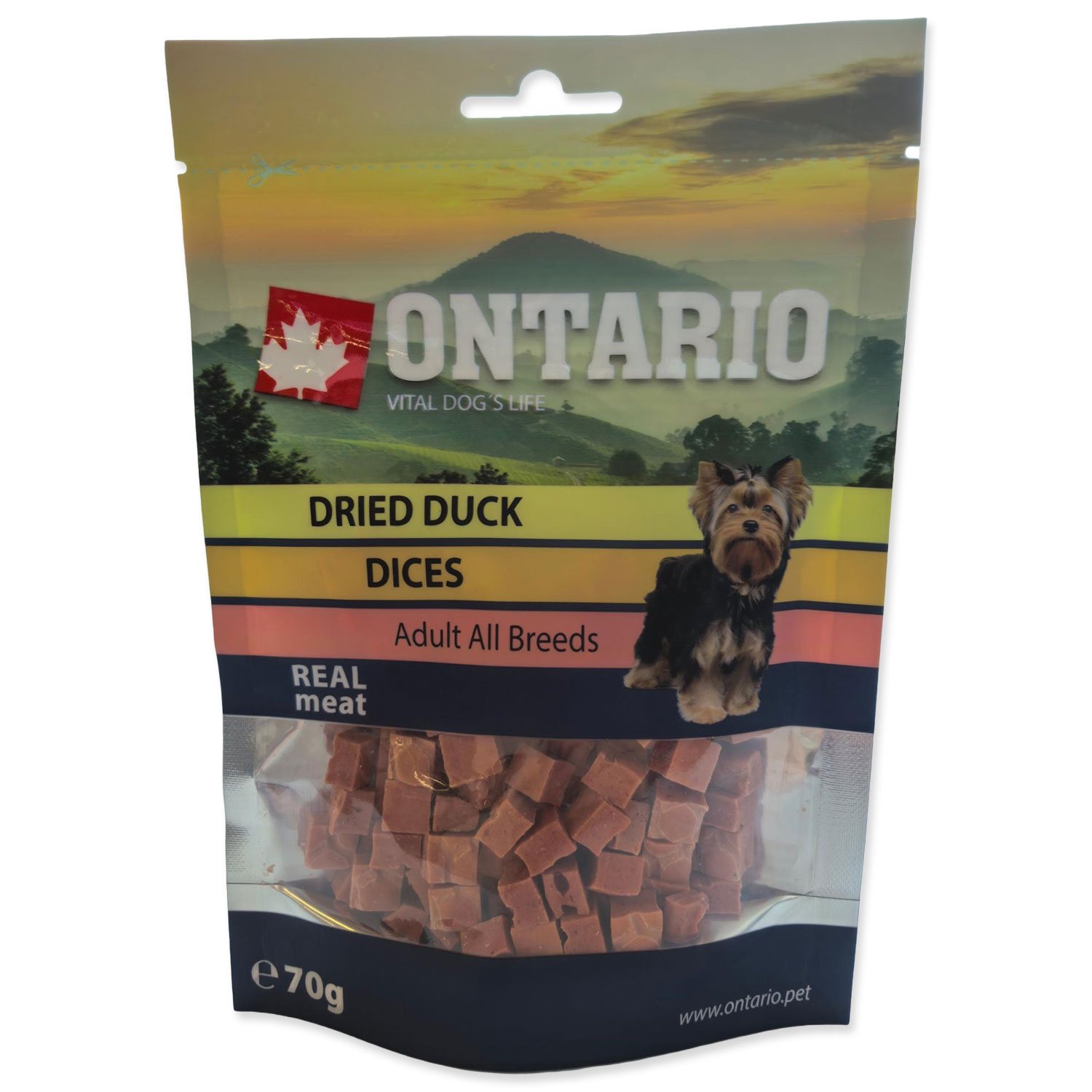 Pochoutka Ontario kachní kousky 70g