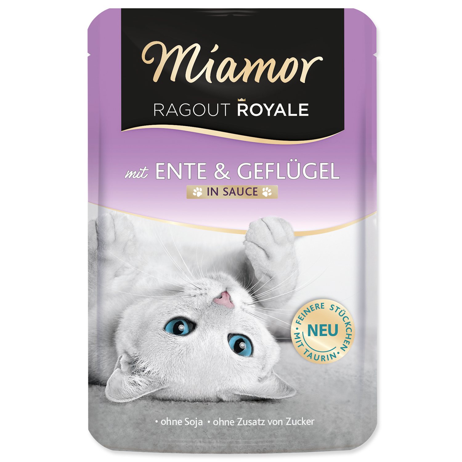 Kapsička Miamor Ragout Royale Adult kachna a drůbež ve šťávě 100g