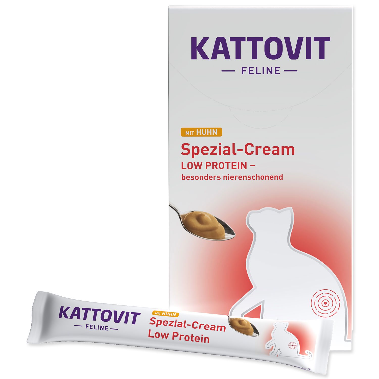 SCHMUSY Krém Kattovit LOW PROTEIN kuře 6x15g