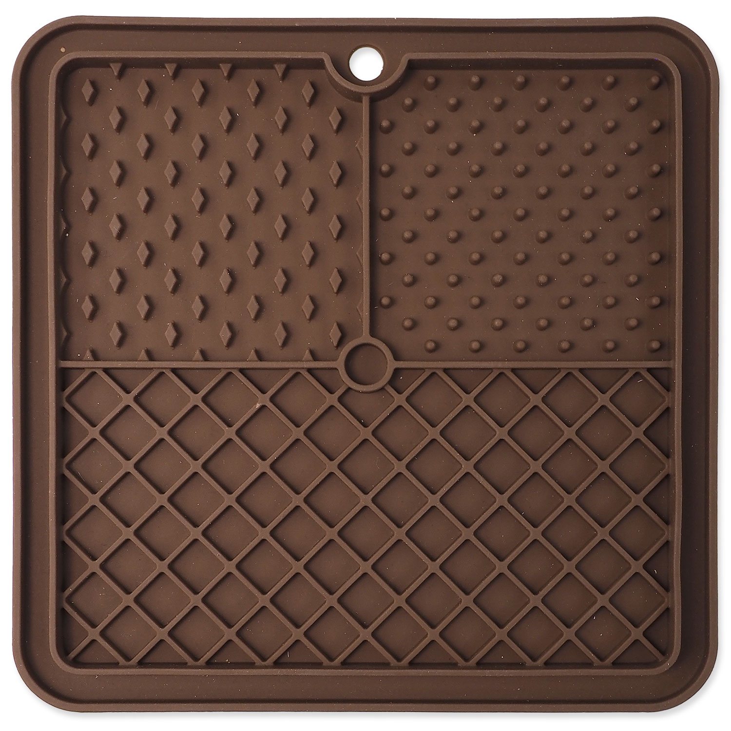EPICPET Podložka lízací Epic Pet Lick&Snack čtverec hnědý 20x20cm