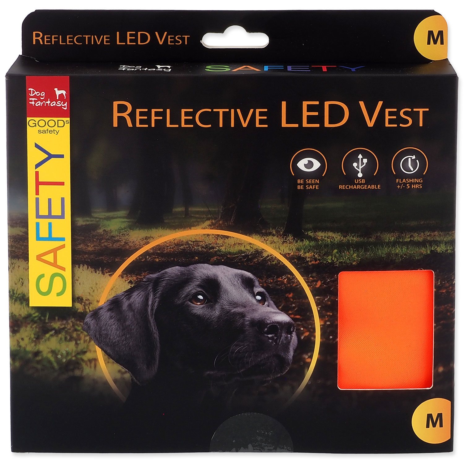 Vesta Dog Fantasy LED Reflexní nabíjecí M