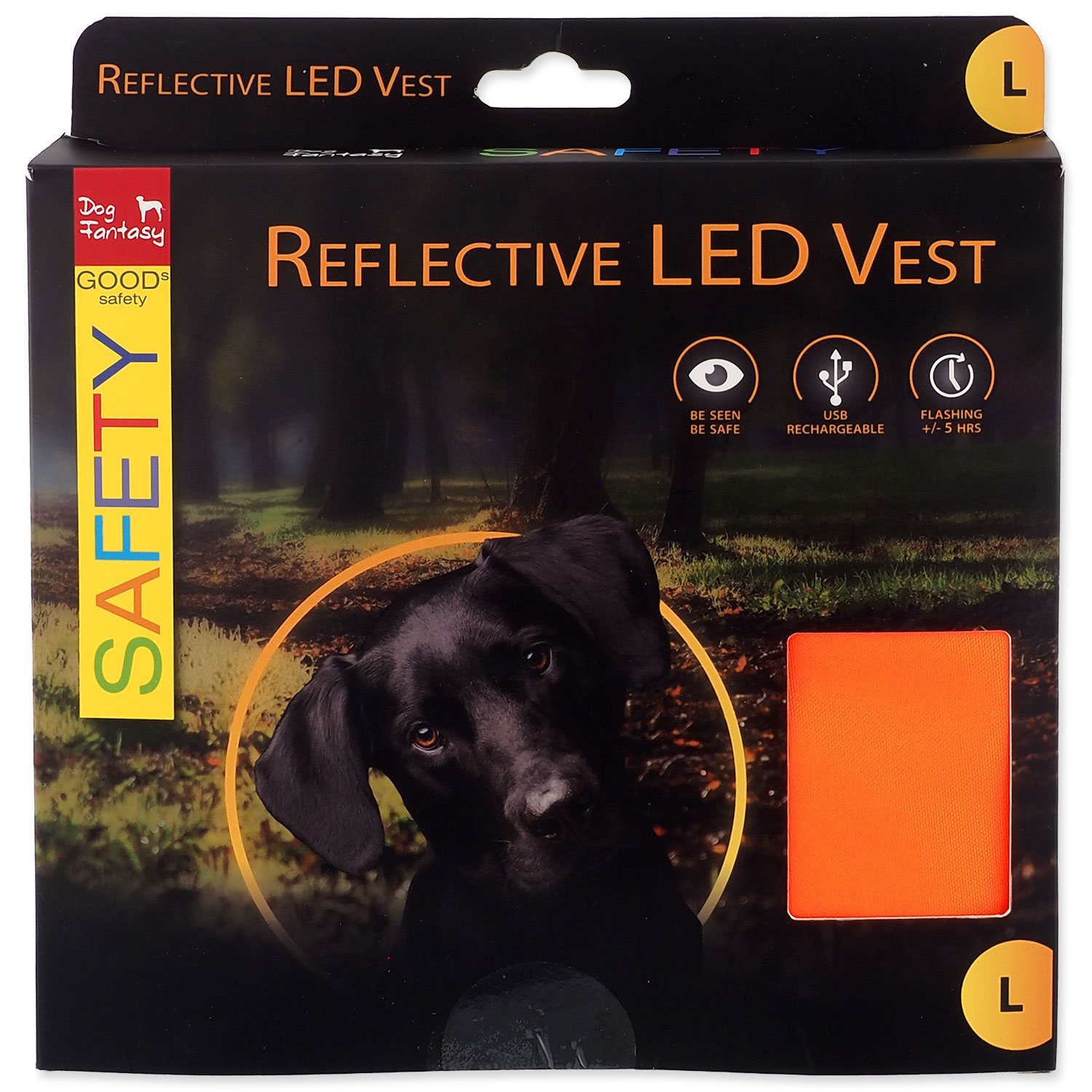 Vesta Dog Fantasy LED Reflexní nabíjecí  L