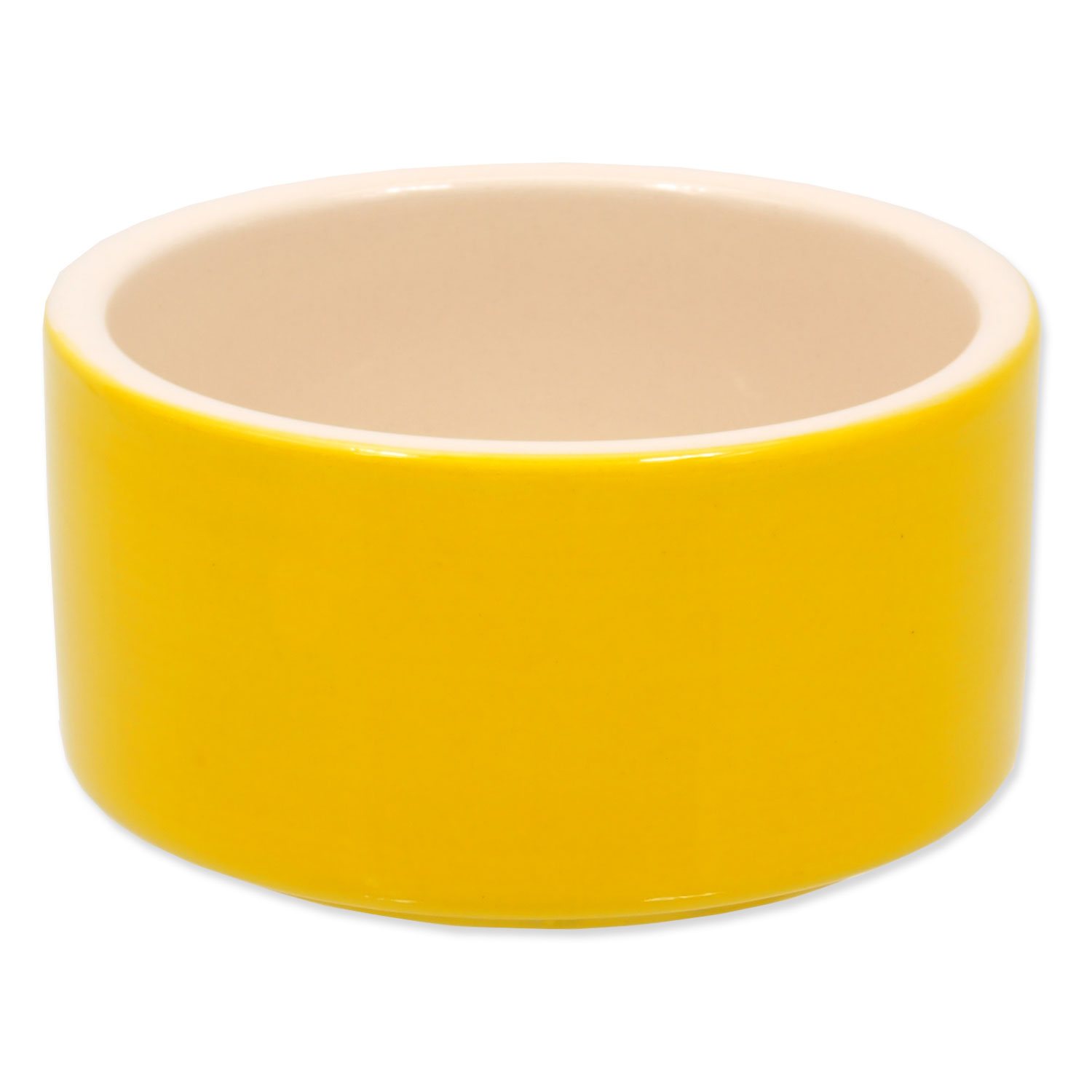 Miska Small Animals keramická pro králíky žlutá 10x5cm