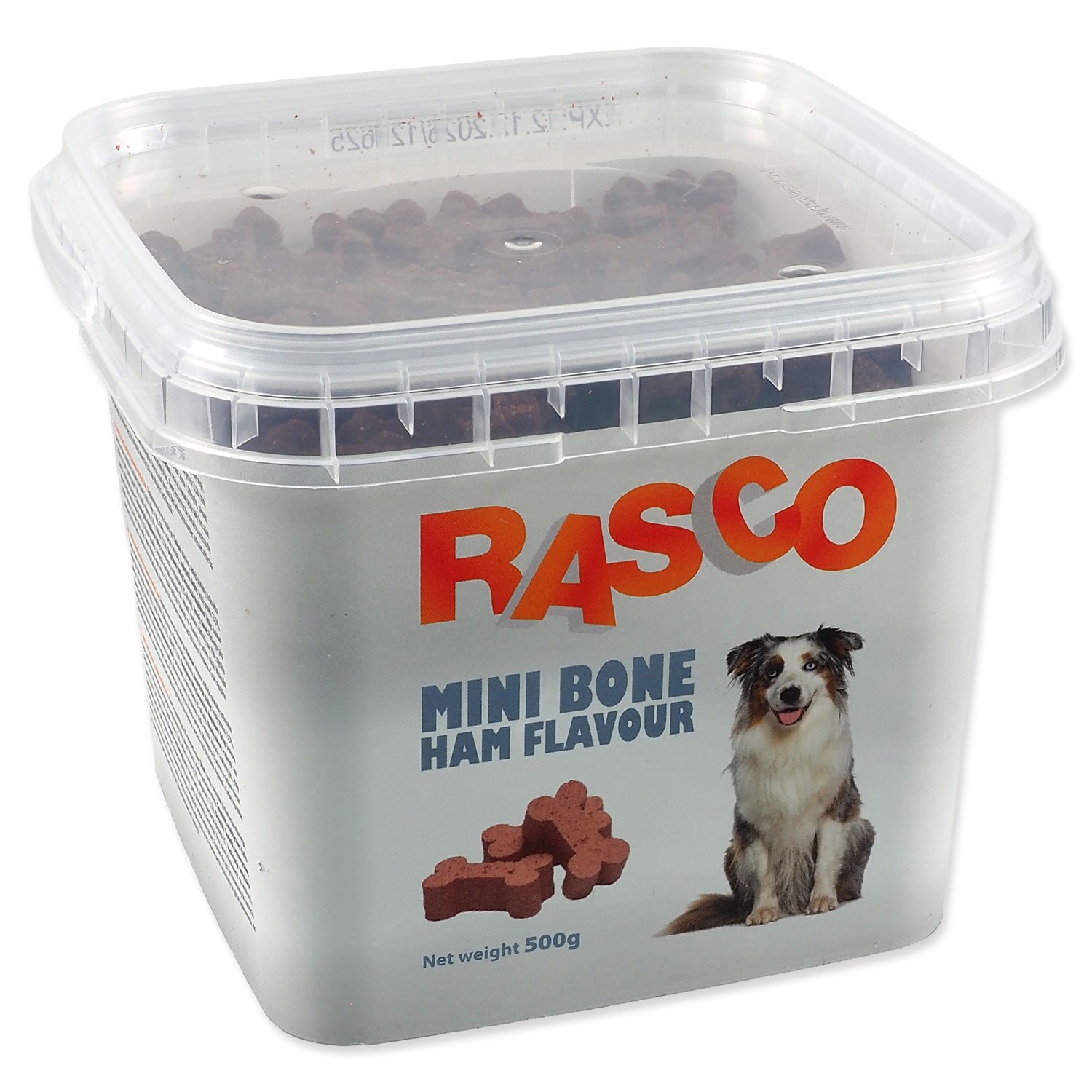 Pochoutka Rasco šunkové mini kostičky 2cm 500g