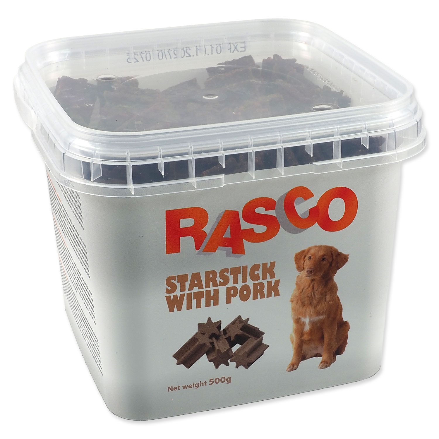 Pochoutka Rasco tyčinky ve tvaru hvězdy 2,5cm 500g