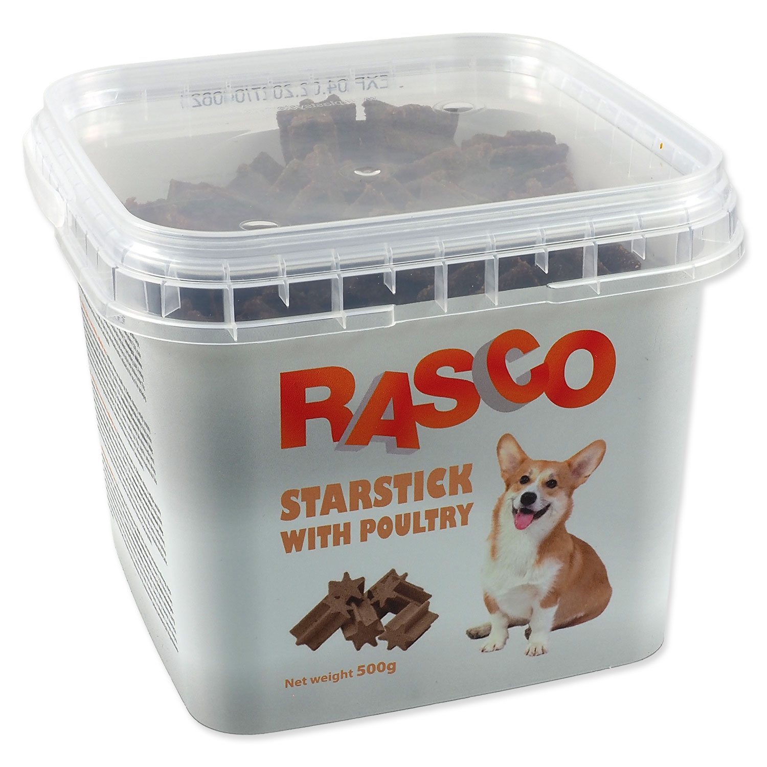 Pochoutka Rasco drůbeží tyčinky s játry 2,5cm 500g