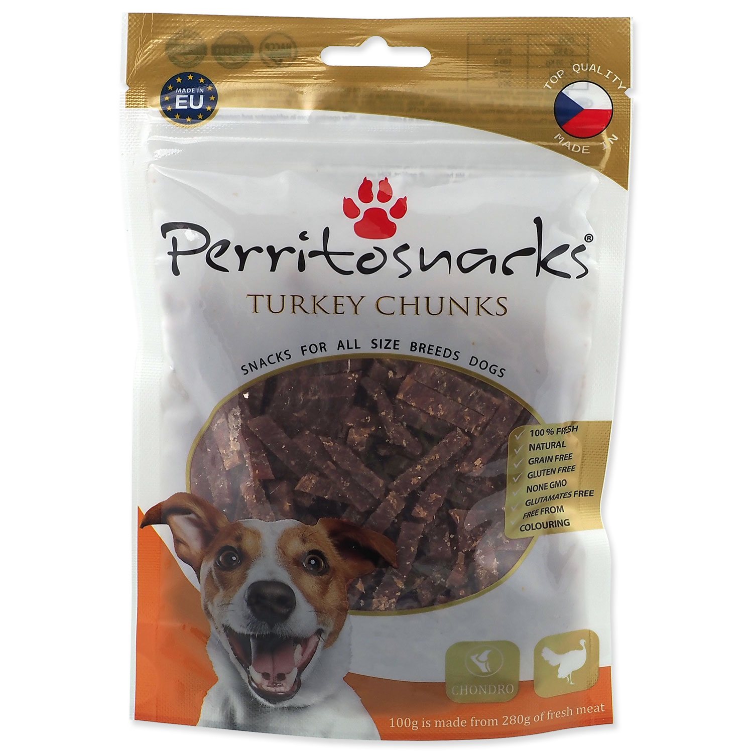 Pochoutka Perrito krůtí kousky 100g