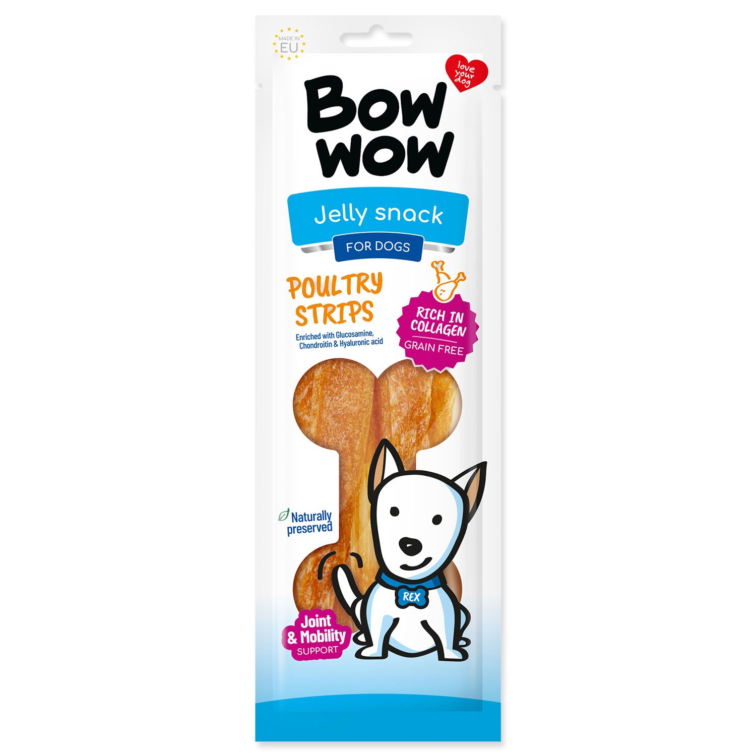BOWOW Pochoutka Mira Mar Bow Wow střívka 60g