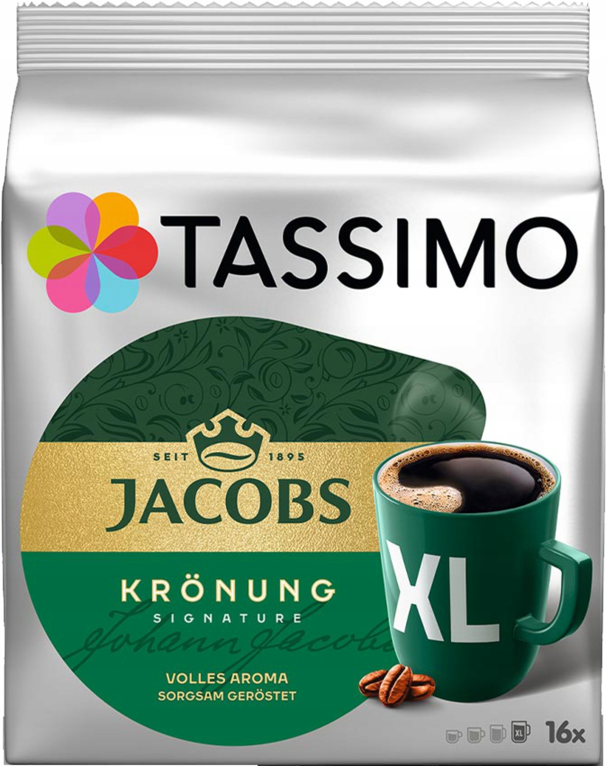 Levně TASSIMO Jacobs Krönung XL 16 kapslí